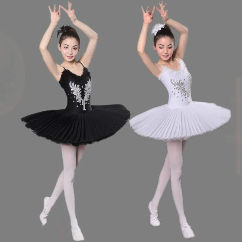 Swan Lake Ballet Costumes Adult Professional Platter Tutu Ballet Dress For Girls Women Classical Ballet Tutu Dancewear