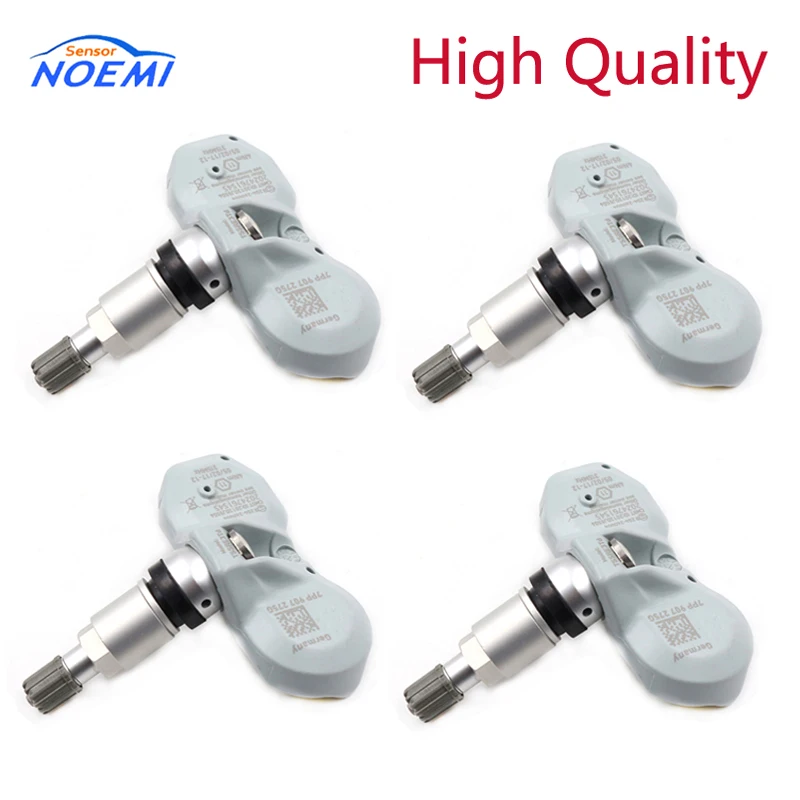 

YAOPEI 4pcs 7PP907275G High Quality 315MHZ Car TPMS Sensor Tire Pressure Monitor Systems 315 MHz For Audi Volkswagen