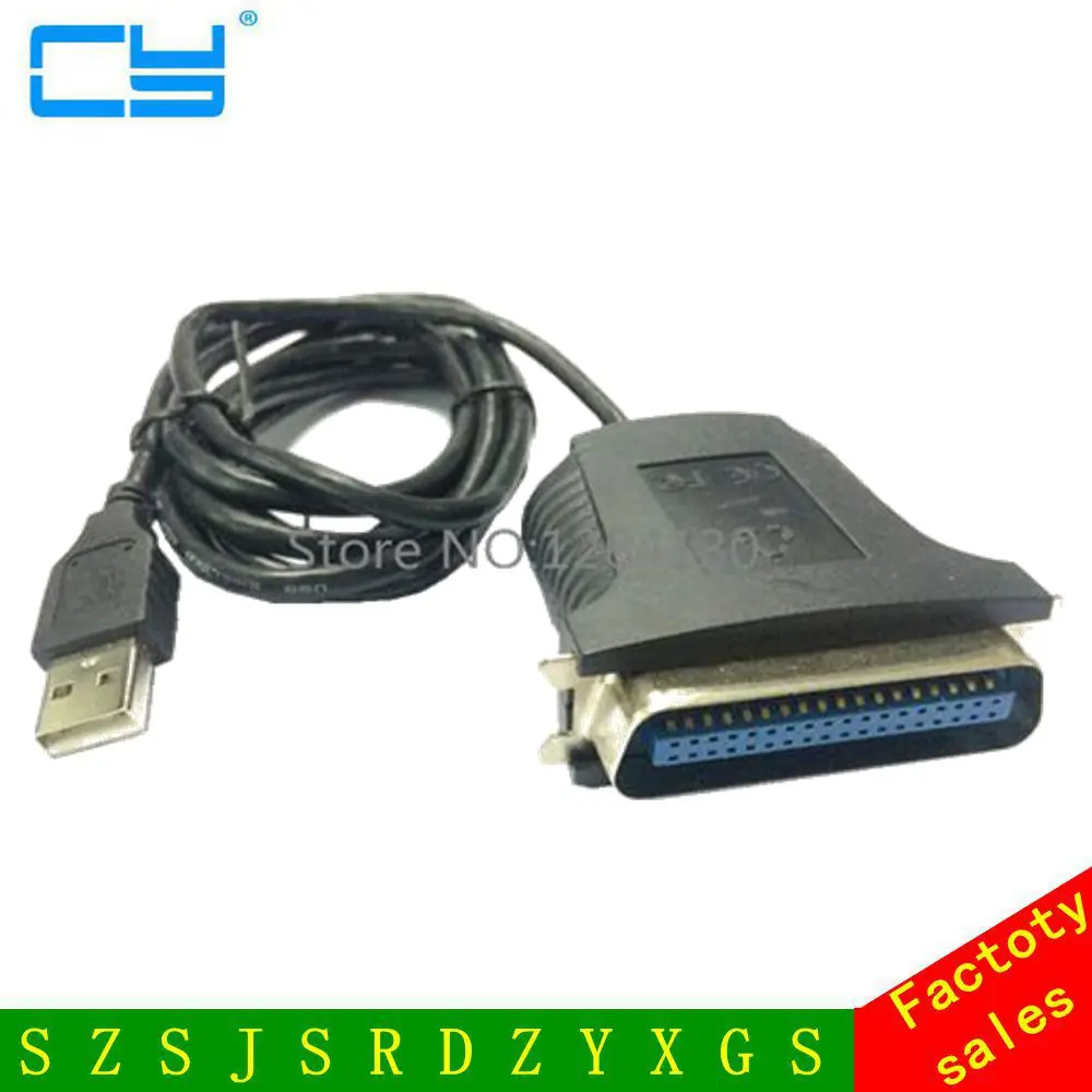 USB إلى موازية IEEE 1284 كابل محول الطابعة الكمبيوتر (لا محرك الأقراص)