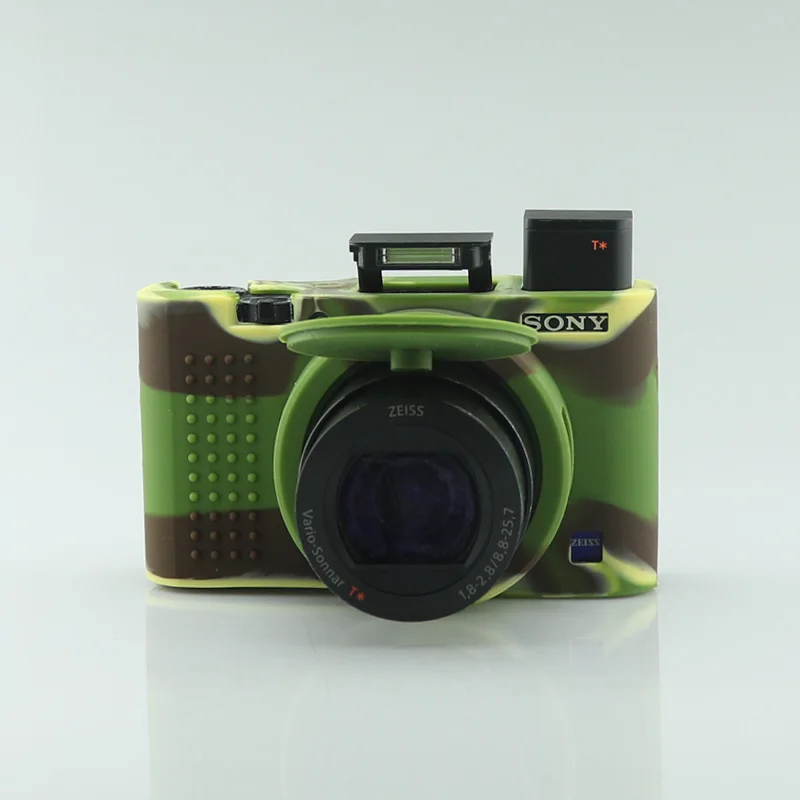 Soft 6 Color Camera Case For Sony RX100 III RX100 IV RX100 V Rubber Protective Body Cover Silicone bag Skin Camera case