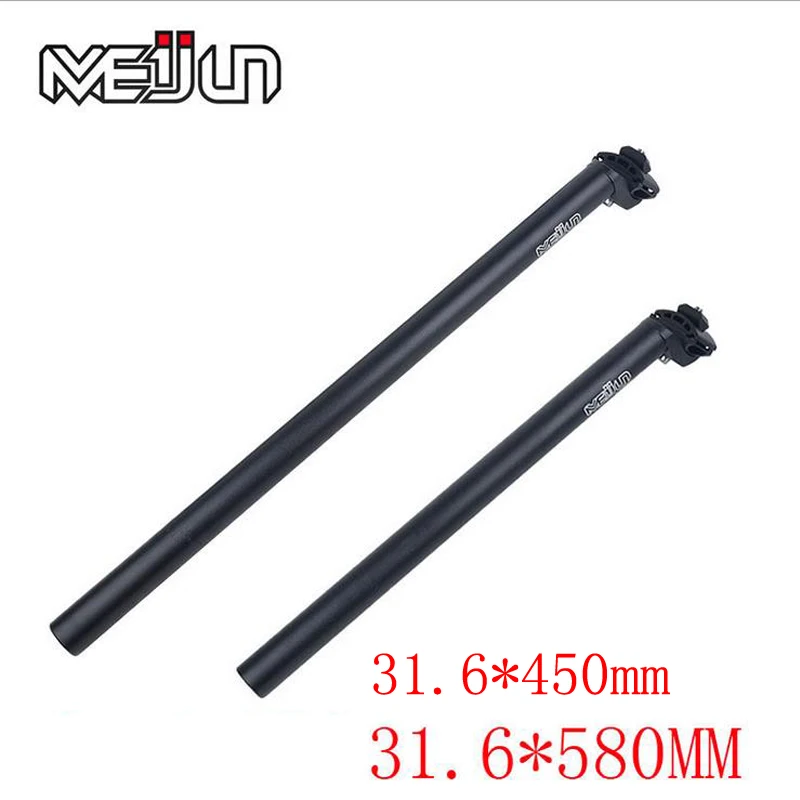 Bicycle seatpost 31.6 450/580mm Long fixed gear MTB Mountain Road Bike Extension Seat post Tube Saddle pole