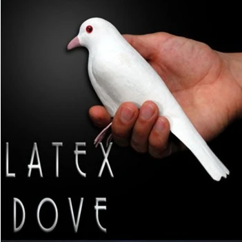 Super Latex Dove with leg Rubber Fake Dove Magic Tricks Appear Vanish Dove Magia Close Up Stage Illusions Accessories Gimmick