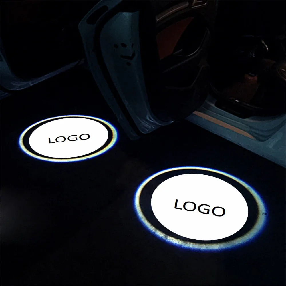 

JXF Car Light Signal Decorative Lamp Accessories styling Doors Badge Emblem Led models for Teana Patrol Altima Armada Welcome