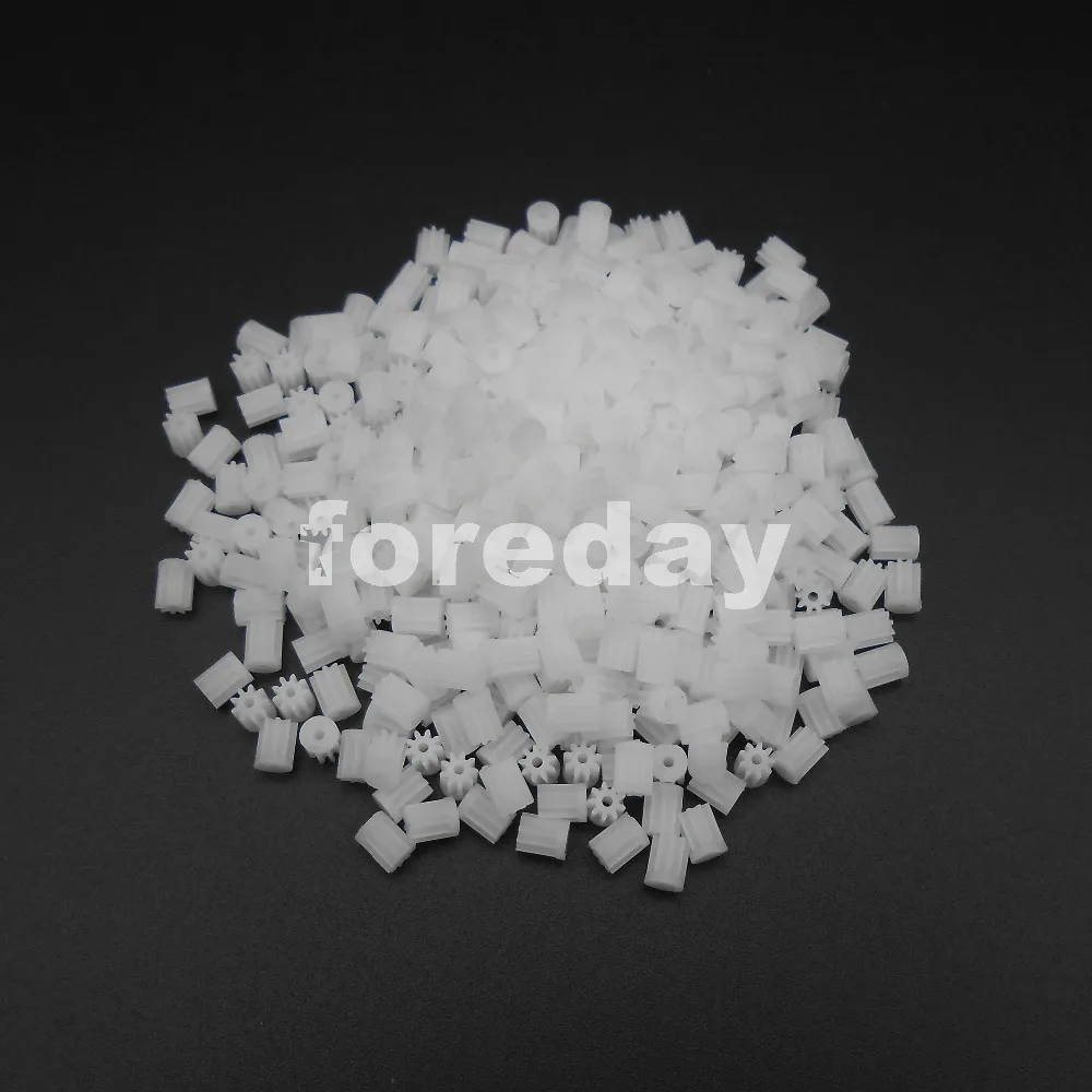 

1000PCS X 9 Teeth NEW HQ Plastic Spur Gear 0.3 Modulus T=9 Aperture: 1mm DIY Model Accessories 9T 3MMX4MM 1000PCS/LOT *FD221