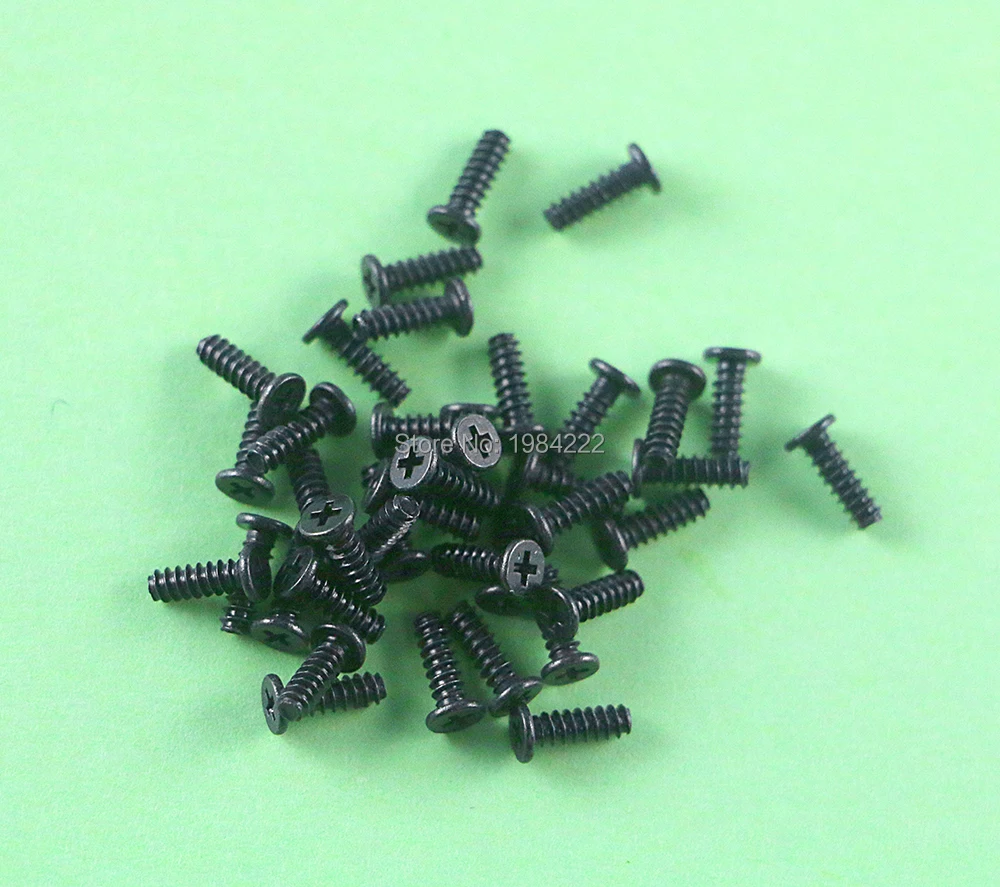 60pcs/lot Black silver housing Screws Set for PS Vita2000 PSV2000 Game Console Shell screws for PSV 2000 PSVITA PSV 2000