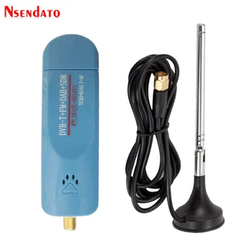 Digital USB 2.0 RTL SDR Smart DVB-T TV Stick SDR+DVB-T+DAB+FM RTL2832U R860   500KHz-1.7GHz SDR TV Tuner Receiver With Antenna