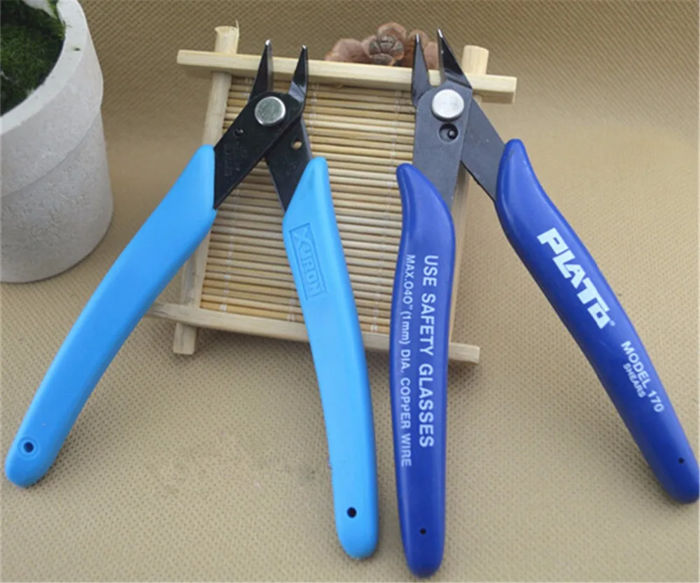 Diagonal Plier  Mini 5-inch Electrical Crimping Wire Nipper Plier Snip Cutter