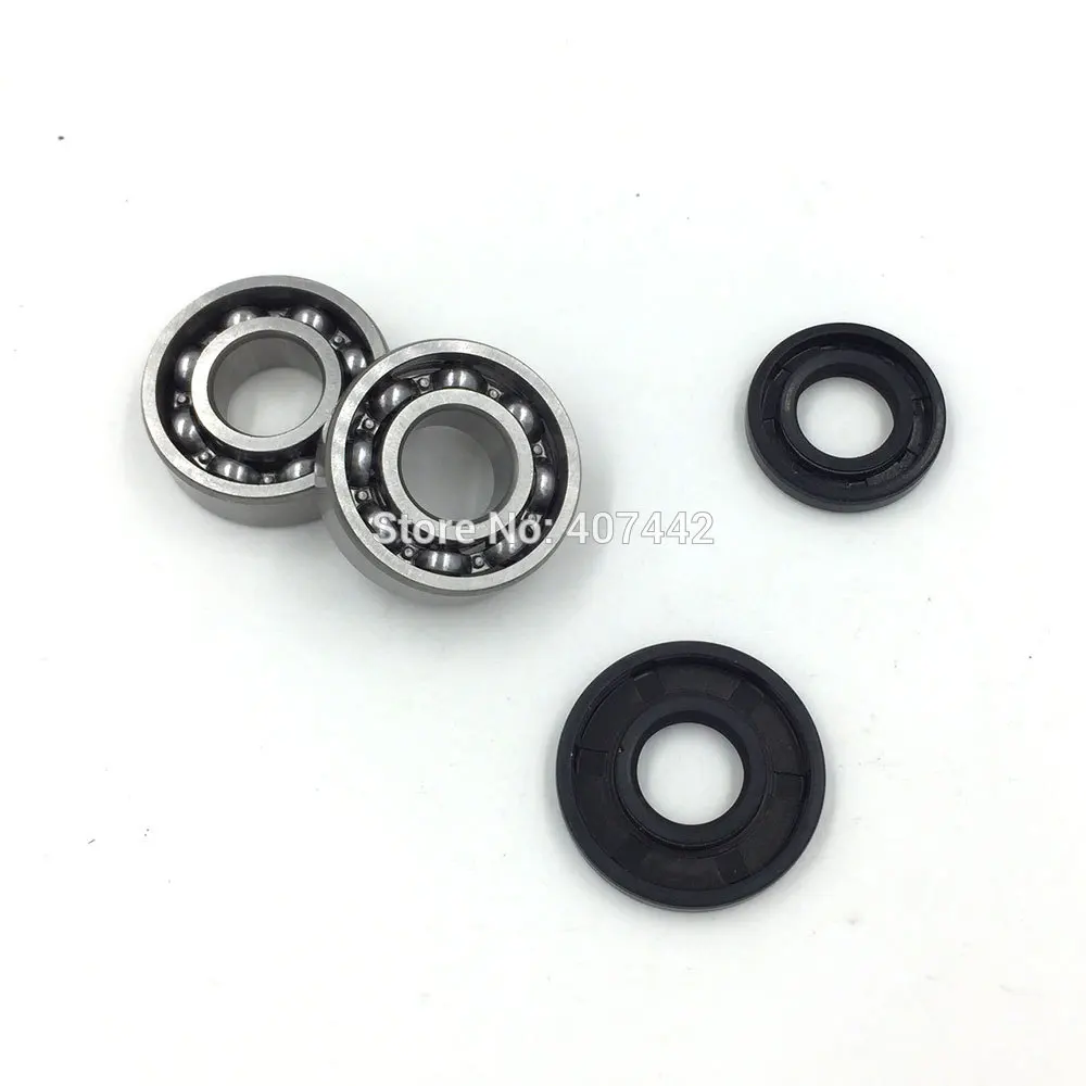 Crankshaft Oil Seal grooved ball Bearing Kit For  Chainsaw52cc/5200