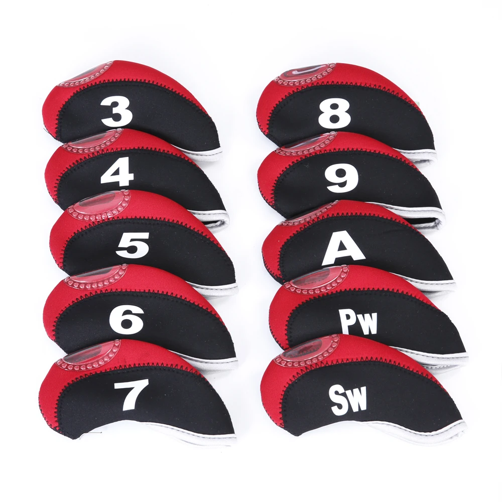 golf irons head covers 10pcs/lot Neoprene fit all golf club irons