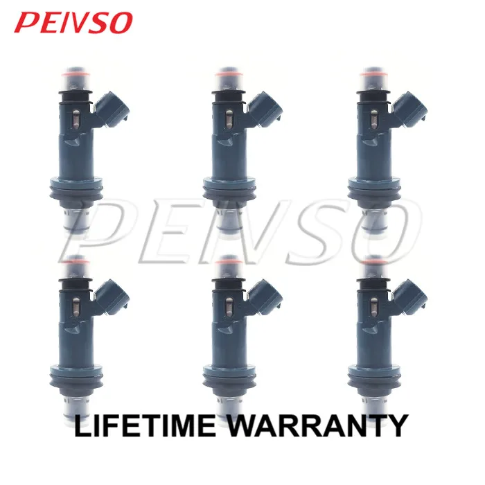 

PEIVSO 6pcs 23250-20020 23209-20020 23209-0A010 Fuel Injector For LEXUS NA ES300 1997~1998 RX300 1998~2002 3.0L 1MZ