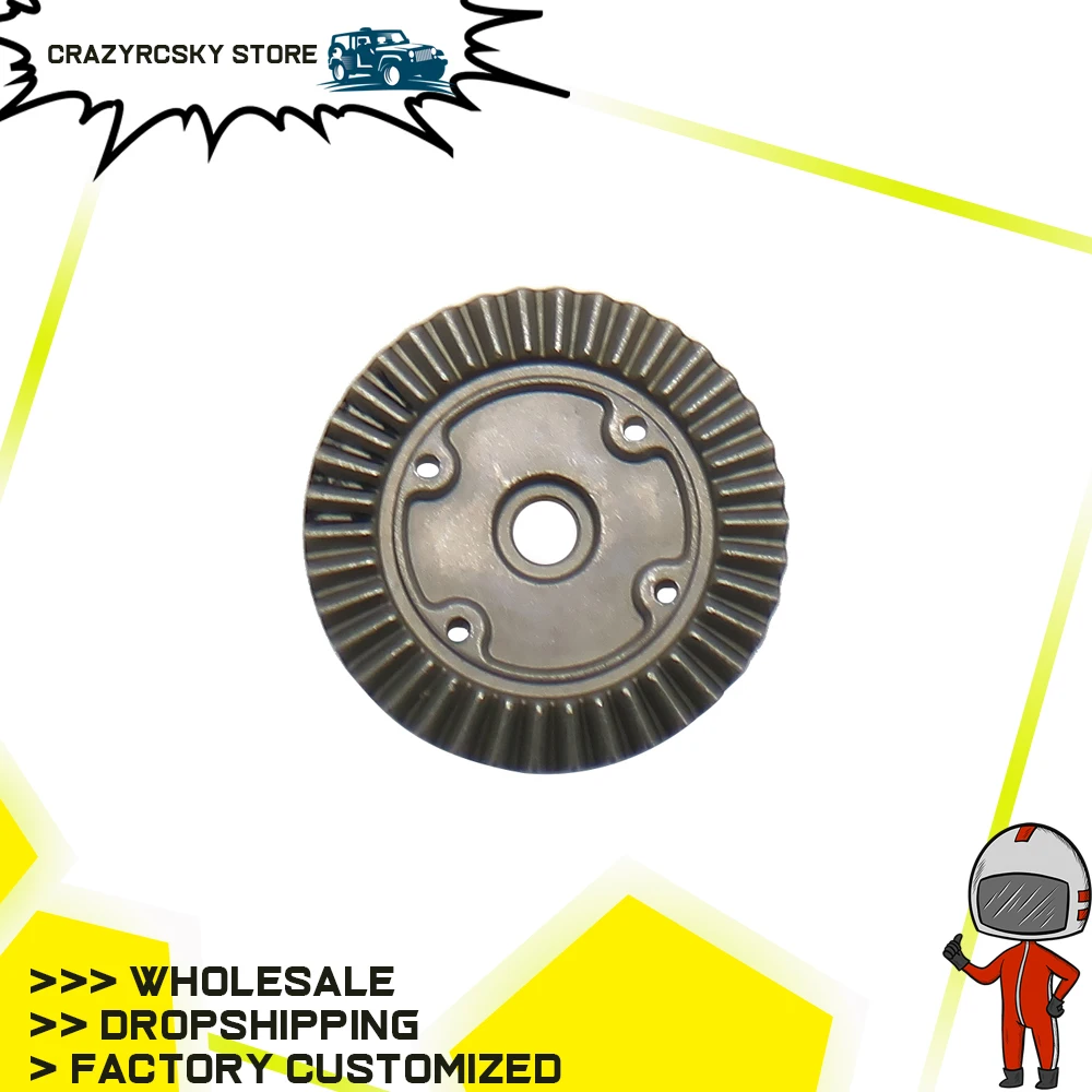 

RCAWD 1PC Heavy Duty 38T Teeth Bevel Gear For 1/10 Hsp Rock Crawler 94180 RGT 18000 Himoto Redcat Upgarded Part