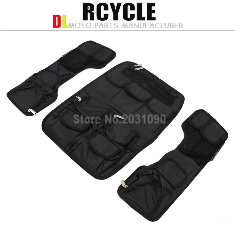 Saddlebag Luggage Liners Black Set For Harley Touring Road Glide Road King Ultra Street Glide Electra Glide 1994-2017 2018