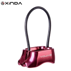 XINDA-dispositivo profesional de Rappel ATC Belay, accesorio de aluminio, 25KN, descenso al aire libre, equipo de escalada en roca, acampada y senderismo