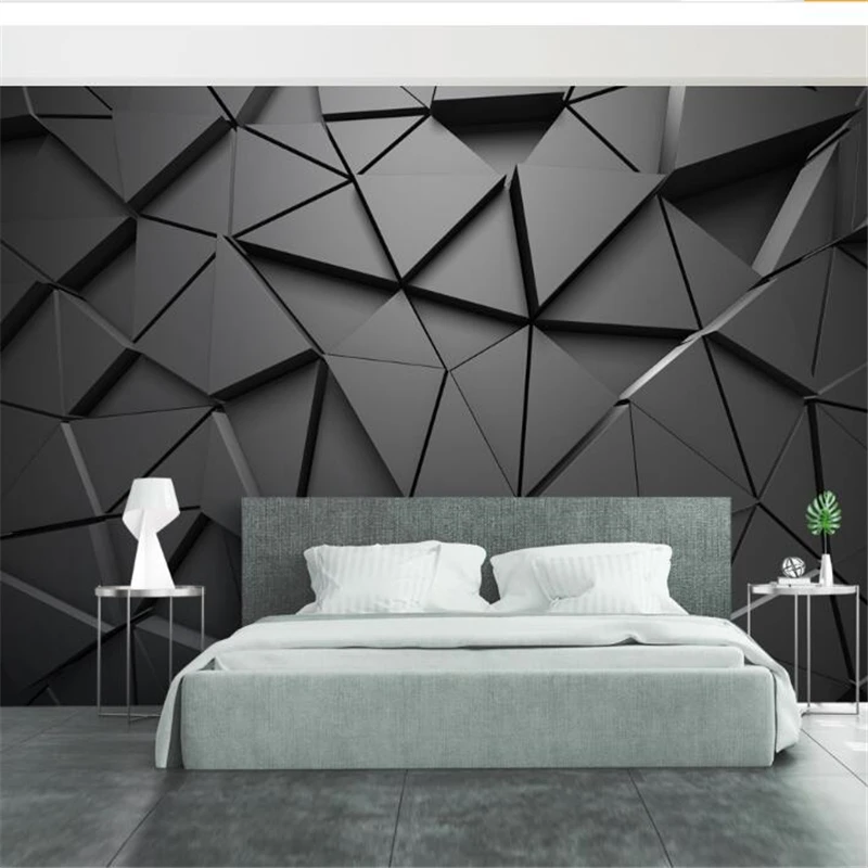 

papel de parede Custom wallpaper modern geometric graphics living room bedroom TV sofa background wall, home decoration mural