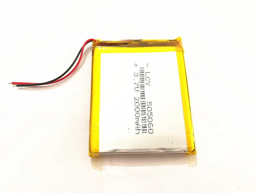 10 قطعة 3.7V 2000mAh 505060 ليثيوم بو ليثيوم بوليمر بطارية قابلة للشحن PAD GPS PSP DIY مقاطع فيديو لعبة اللوحي قوة البنك الكتاب الإلكتروني