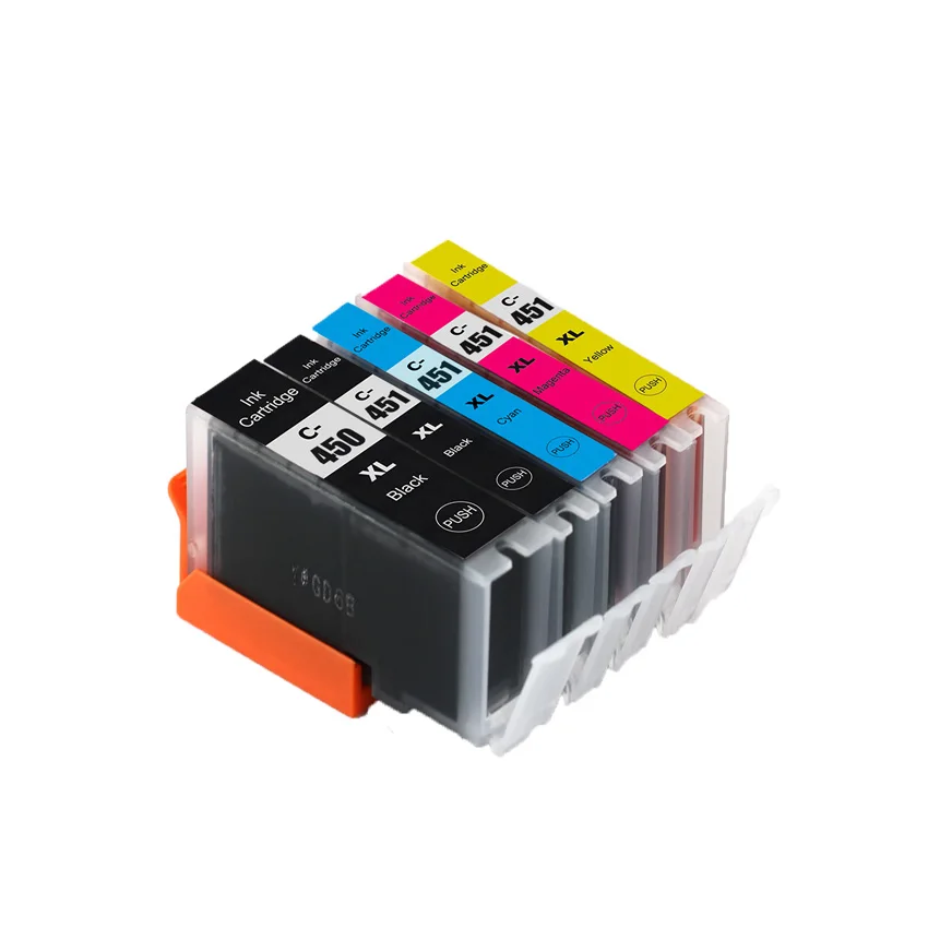 10pcs PGI-450 compatible ink cartridge 5color for canon PIXMA IP7240 MG5440 MG5540 MG6440 MG6640 MG5640 MX924 MX724 IX6840