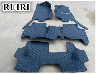 New arrival! Custom special floor mats for Right Hand Drive Toyota Highlander 7 seats 2013-2007 waterproof carpets,Free shipping