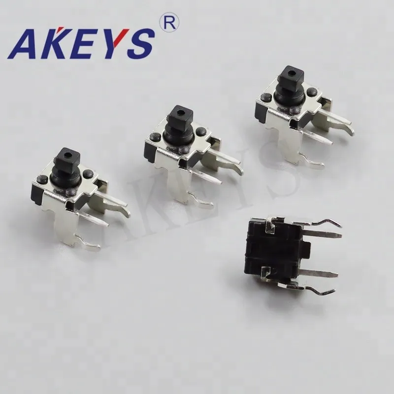 TS-D014F light touch switch with bracket, 2-pin, 6 * 6 square head, small key, electronic components, button accessories