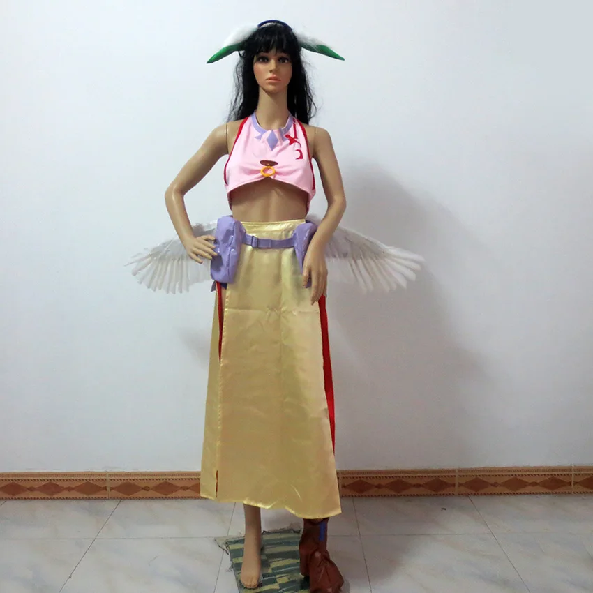 No Game No Life Jibril Uniforms Cosplay Costume with Wings Custom Made Halloween Christmas