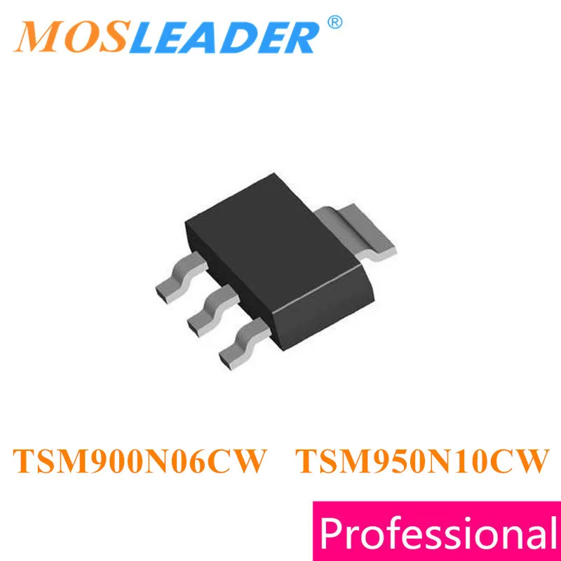 

Mosleader SOT223 100 шт. 1000 шт. TSM900N06CW TSM950N10CW TSM900N06CWRPG TSM950N10CWRPG TSM900N06 TSM950N10, сделано в Китае