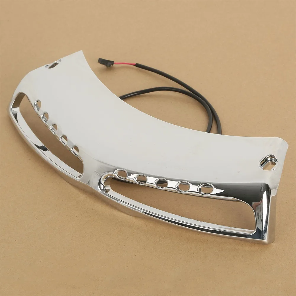 Motorcycle Chrome Fairing Headlight Lower Grill For Honda Goldwing 1800 GL1800 2001-2017 05 F6B 2013-2016 2014 2015 ABS Plastic