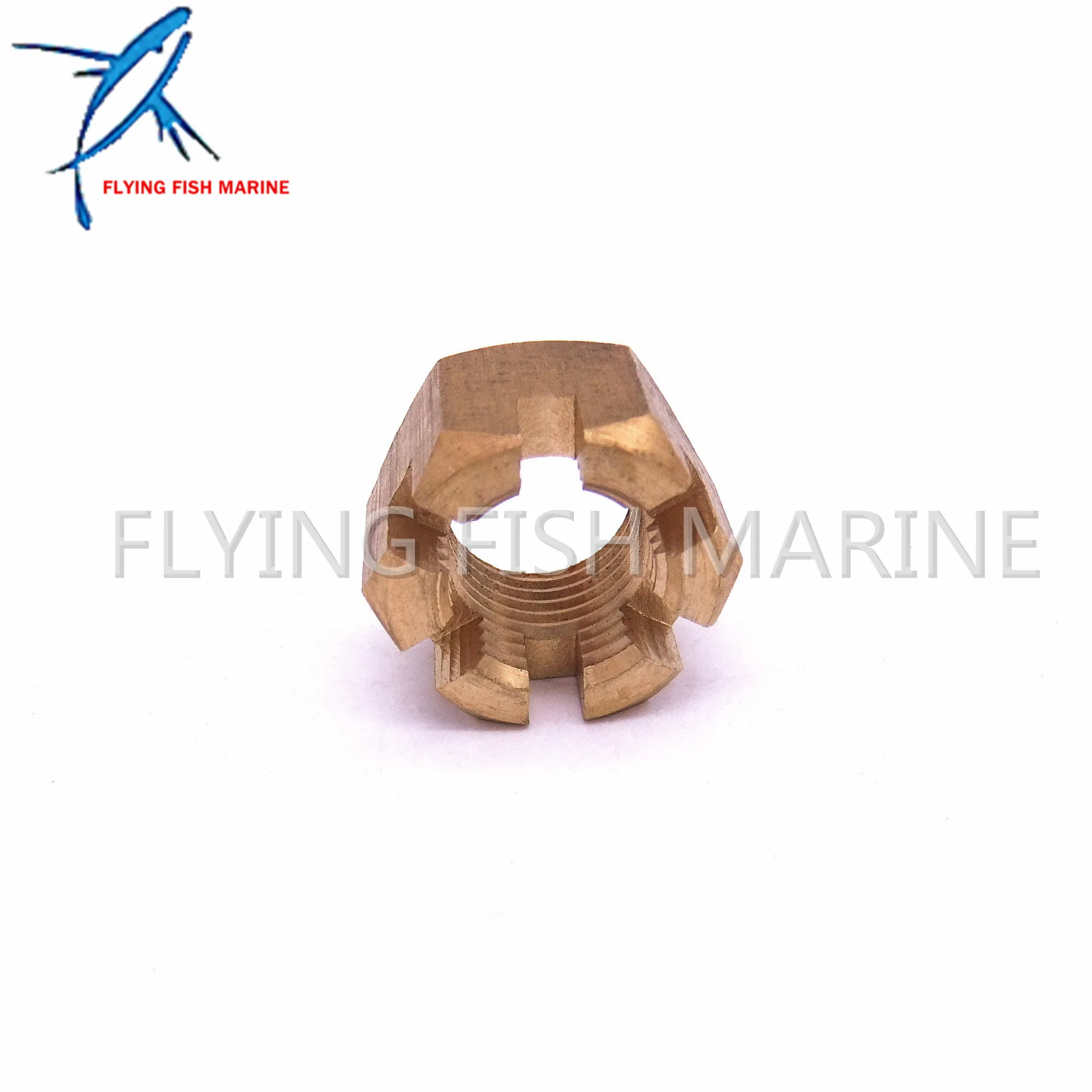 Outboard Motor T40-04000021 Propeller Castle Nut for Parsun HDX F30 F40 F60 T30 T40 T36 T40J Boat