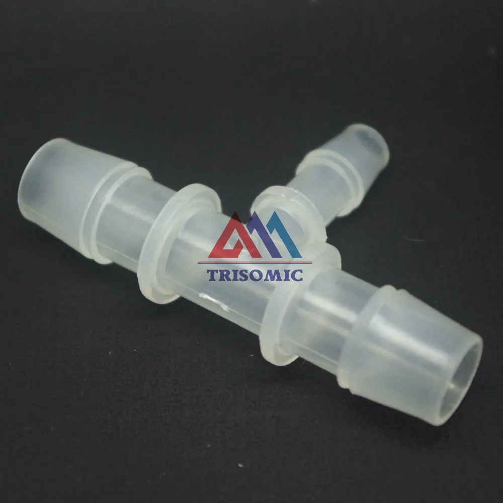 12 pieces 12mm*8mm*12mm T type Reducing Connector Tube Joiner Material PP Plastic Fitting Fish Tank Airline Aquarium