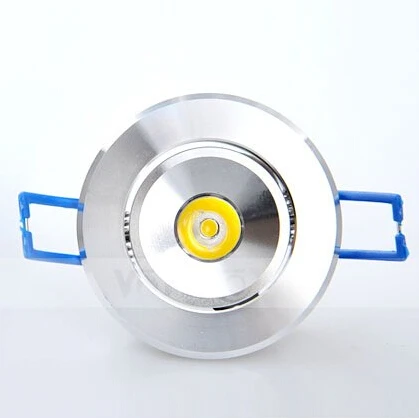 1W High power led downlights Warm white/cold white AC85-265V Free Shipping/DHL