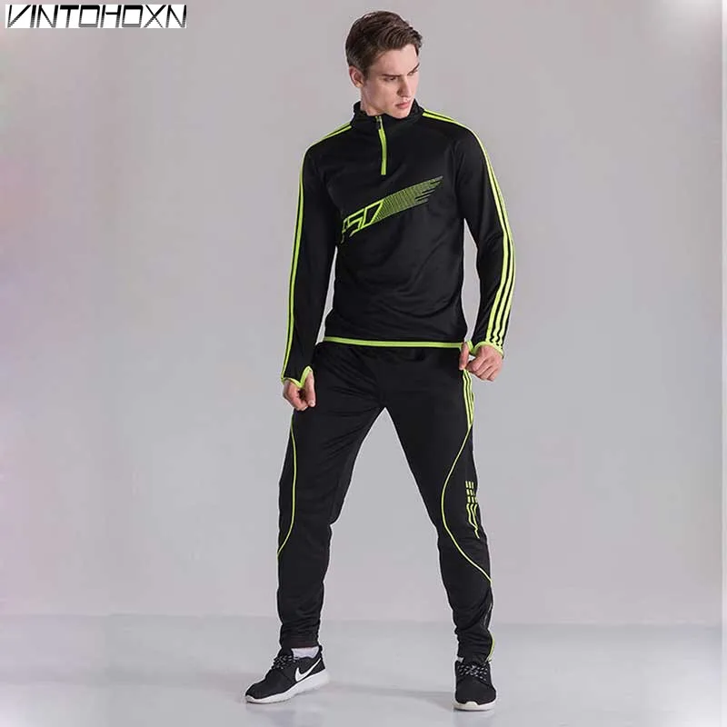 Men GYM Suit Fitness Compression Running Hiking Skiing Tight Sets Male Quick Dry Workout Exercise Sport Pant+Shirt Tracksuit 105