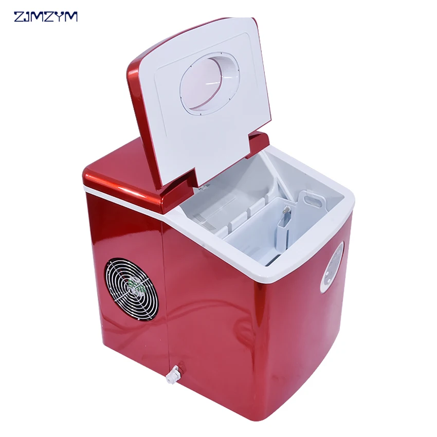 1pc新HZB-15A商業製氷機高効率コンプレッサー冷凍ラウンドアイスホーム製氷機 220v-240v/50 60hzの 120 ワット