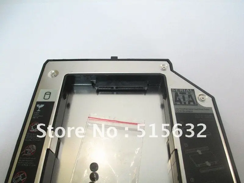 Nieuwe 2nd SATA Hard Drive Bay Caddy 12.7 MM voor R400 R500 W520 W700