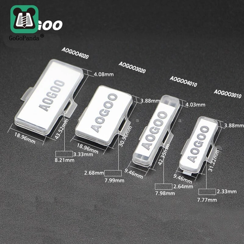 Free Shipping 100PCS Cable Marker Environmental Flame Retardant Plastic Waterproof Transparent 3010 3020 4010 4020