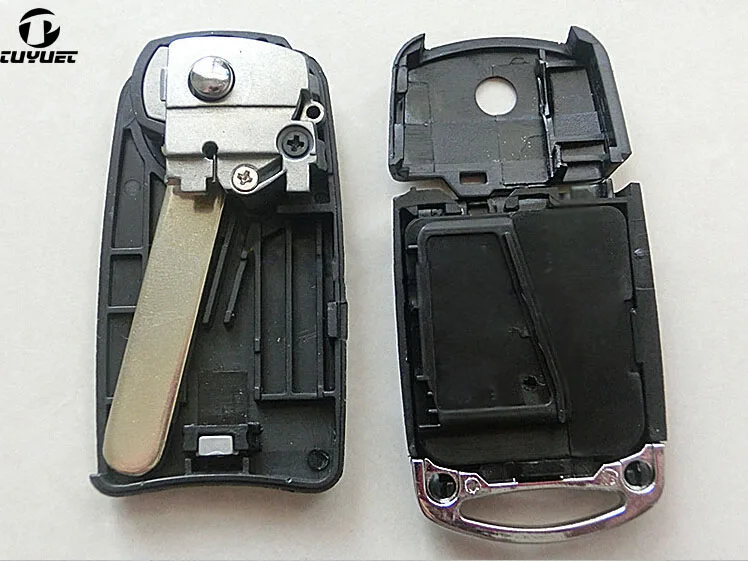 Brand New Uncut Blade 3  Buttons FOB Case Flip Remote Key Shell For Honda Accord Spirior CRV