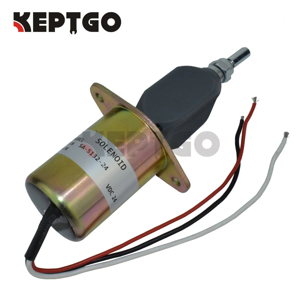 

24V Fuel Shut off Stop Solenoid Valve SA-5132-24, 2003ES-24S7ULB5, EHB4822-1 For Deutz