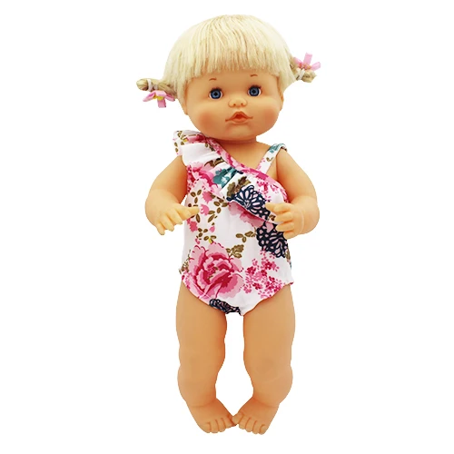 Nenuco Little Sister Doll Clothes, Hot Bathing Suit, Boneca Acessórios, Fits 35-42cm