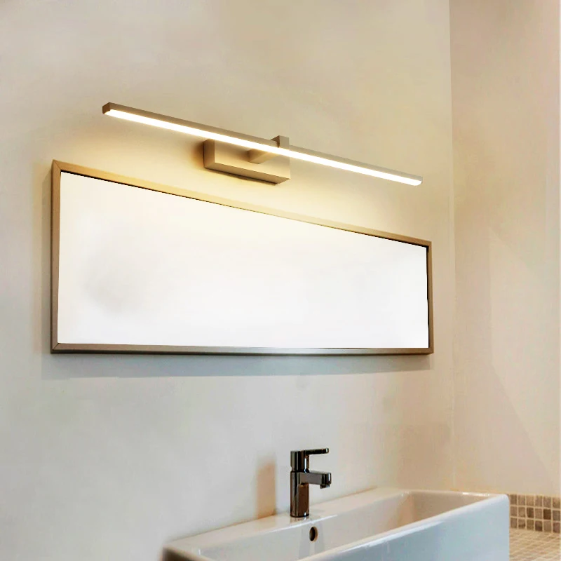 led mirror light Wall lamps bathroom Waterproof white black LED flat lamp Modern indoor Wall lamp Bathroom Light make up mirror