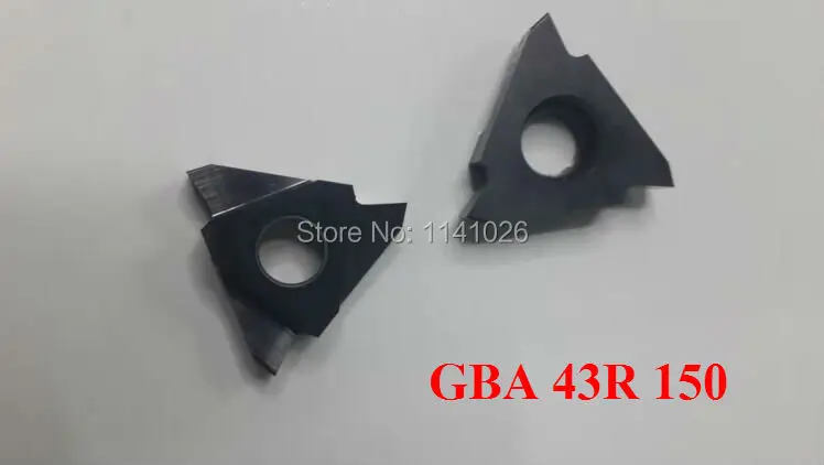 10pcs GBA43R 150 carbide turning insert ,1.5mm Cutting inserts, Factory outlets,the lather,cnc,for Grooving Holder CGBR & SGBR