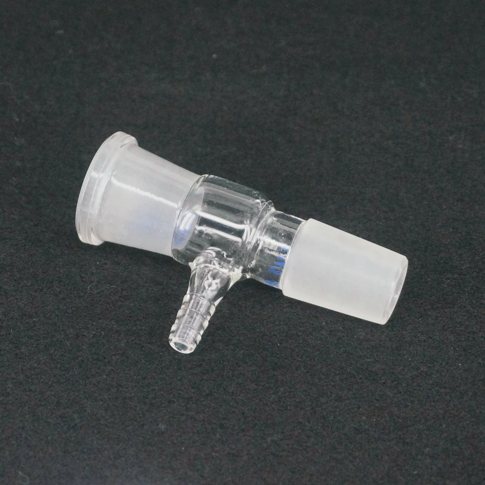 24/29 Joint Female to Male Laborotary Glass Transfer Gas Adapter 11mm hose connection