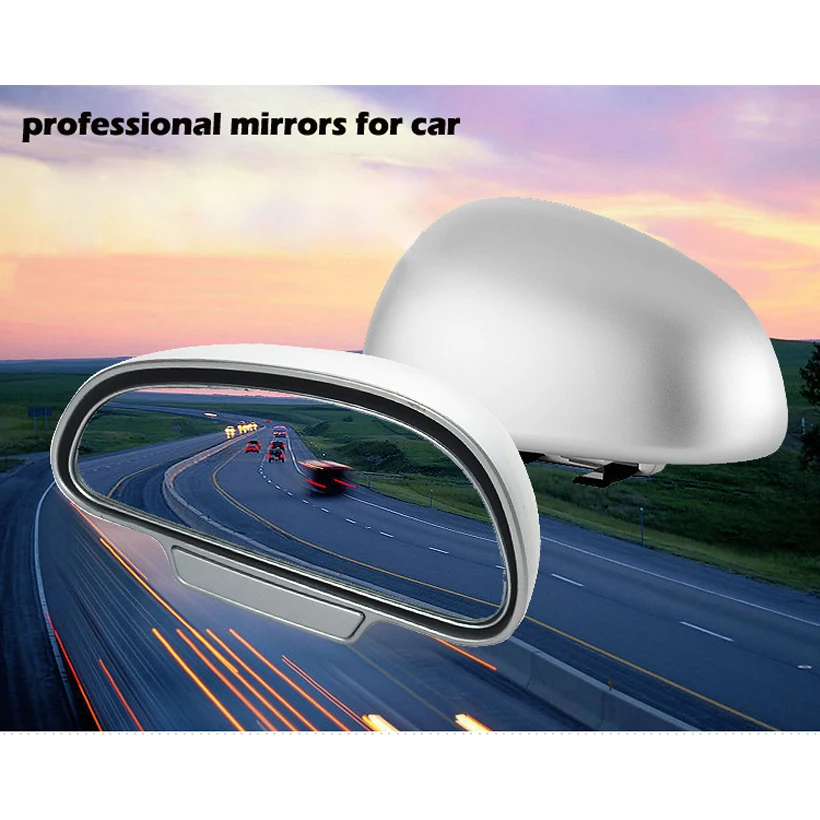 1 pair Original 360 adjustable degree Wide Angle Side Rear Mirrors blind spot Snap way for parking Auxiliary mirror High quality