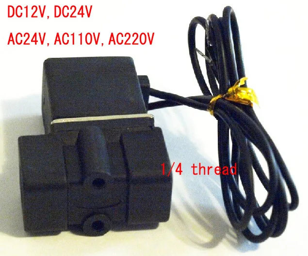 

Free Shipping 140PCS/LOT 1/4'' Mini Nylon 2/2 Way Solenoid Valve Water Model 2P025-08