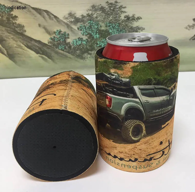 

200pcs/lot Promotional Custom Printed Stubby Holders Can Cooler for Dye Sublimation Printing Beer Cans Cooler Bag For Wedding