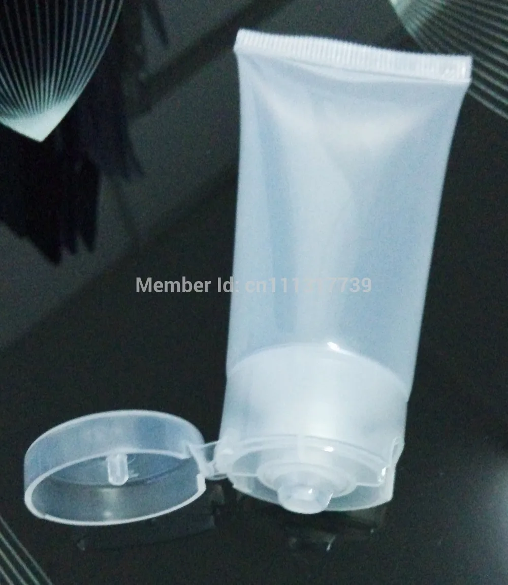 25PCS 15ml Empty Tubes Clear Cosmetic Cream Lotion Containers