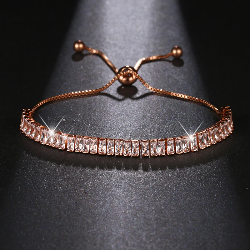 EMMAYA Fashion New Style Cubic Zirconia Rose Gold Color Bracelet Jewelry Austrian Crystal Big Discount