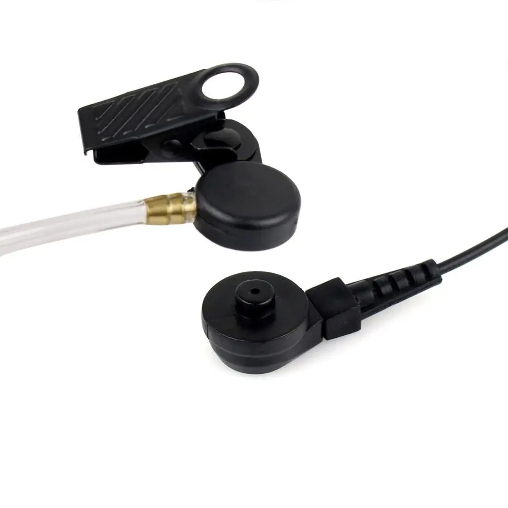 2 Pin Acoustic Tube Earpiece Mic PTT Headset for Midland LXT GXT 75-810 75-786