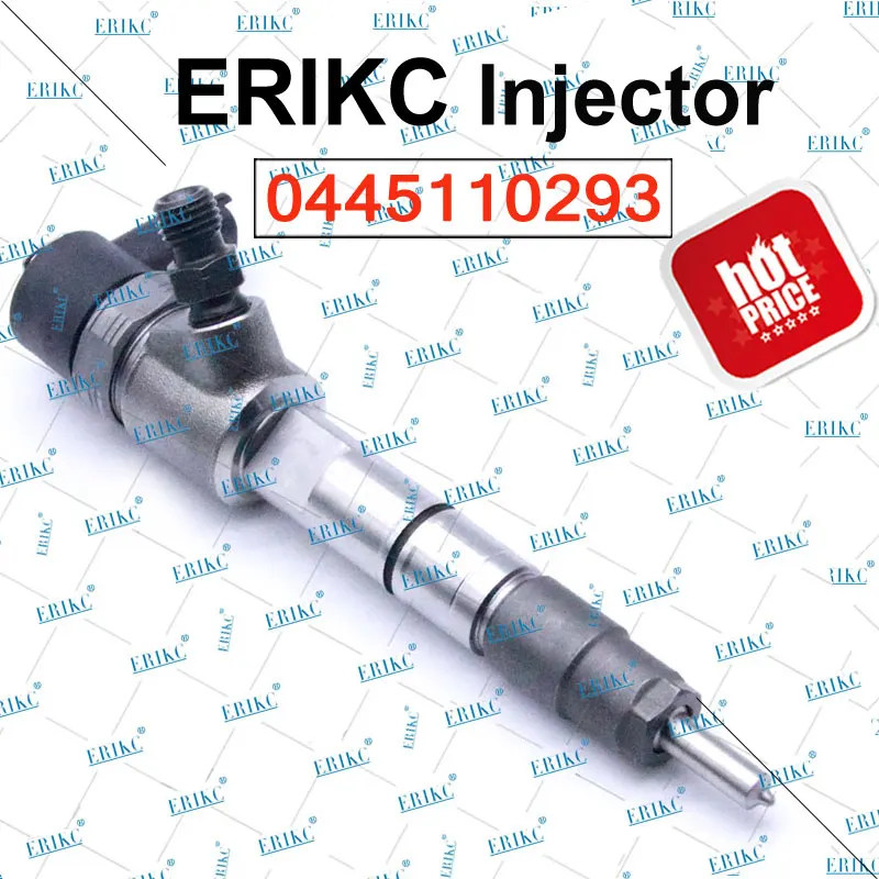 

ERIKC 0445110293 Diesel Fuel Injector Nozzle Spray Gun CR Excavator Inyector 0445 110 293 / 0 445 110 293 for GREATWALL Hover H5