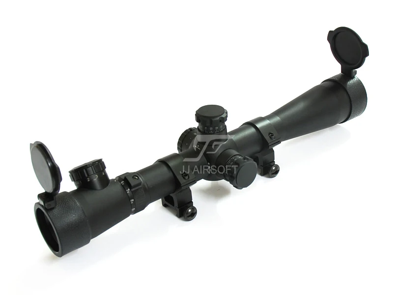 

JJ Airsoft 3.5-10x40 E-SF wit Red/Green Reticle (Black/Tan) Rifle Scope Mark 4