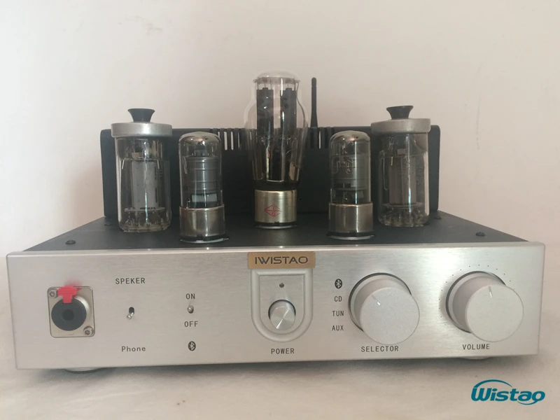 IWISTAO Bluetooth 4.0 Tube Amplifier FU50 Power Stage Class A Signal-ended Headphone Amp HIFI Audio 2x12W HIFI Audio