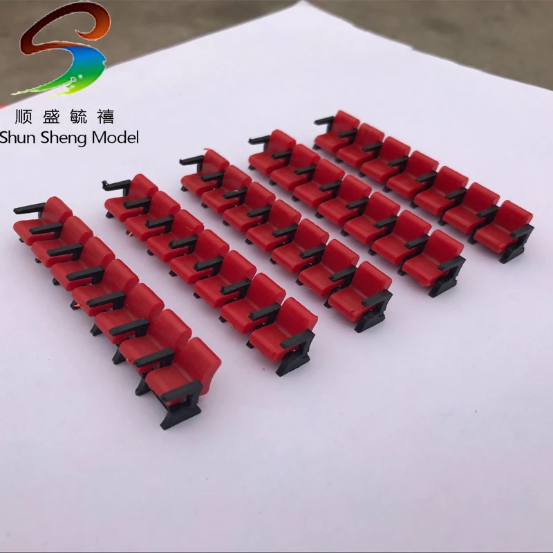 

1/50 scale building model chair for cinema architecture model material chair for Watching Movie