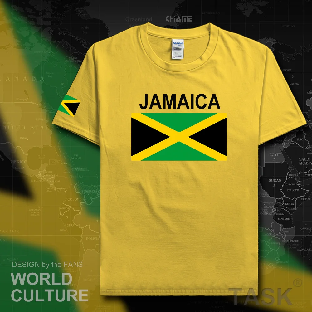 Jamaica men t shirt fashion 2017 jerseys nation team tshirt 100% cotton t-shirt gyms clothing tees country sporting JAM Jamaican