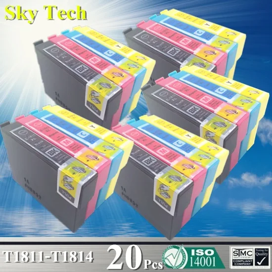 Compatible Cartridges For T1811 - T1814 , For Epson XP-30 XP-102 XP-202 XP-205 XP-302 XP-305 XP-402 XP-405 XP-215 XP-312 XP-415